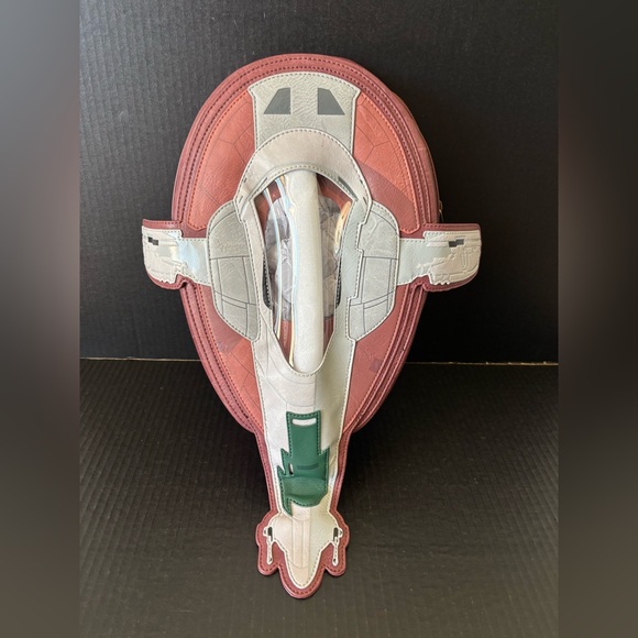 New Loungefly Star Wars NYCC 2020 Boba Fett Slave One Sling Backpack - Picture 2 of 8